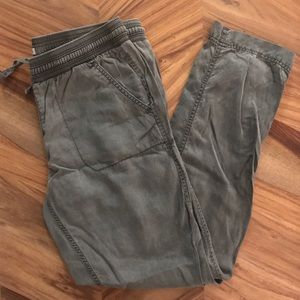 Calvin Klein Jeans Drawstring Joggers in Gray